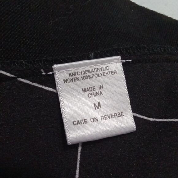 New York‎ & Company medium Black White 3/4 sleeve Boat Neck - Picture 9 of 11